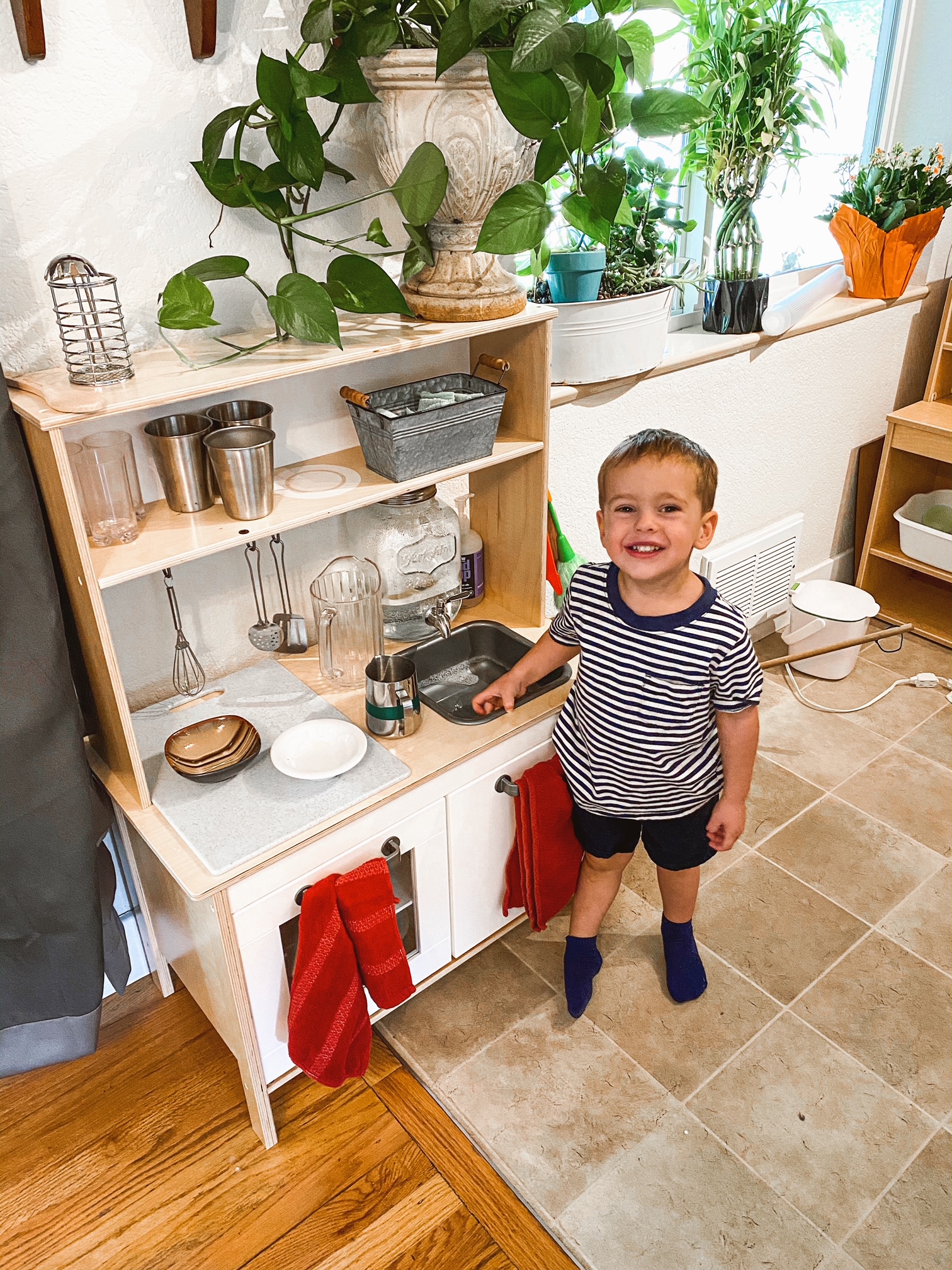 functional montessori play kitchen